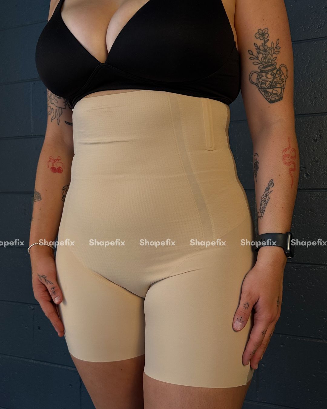 Shapewear Shorts With Removable Butt Pads