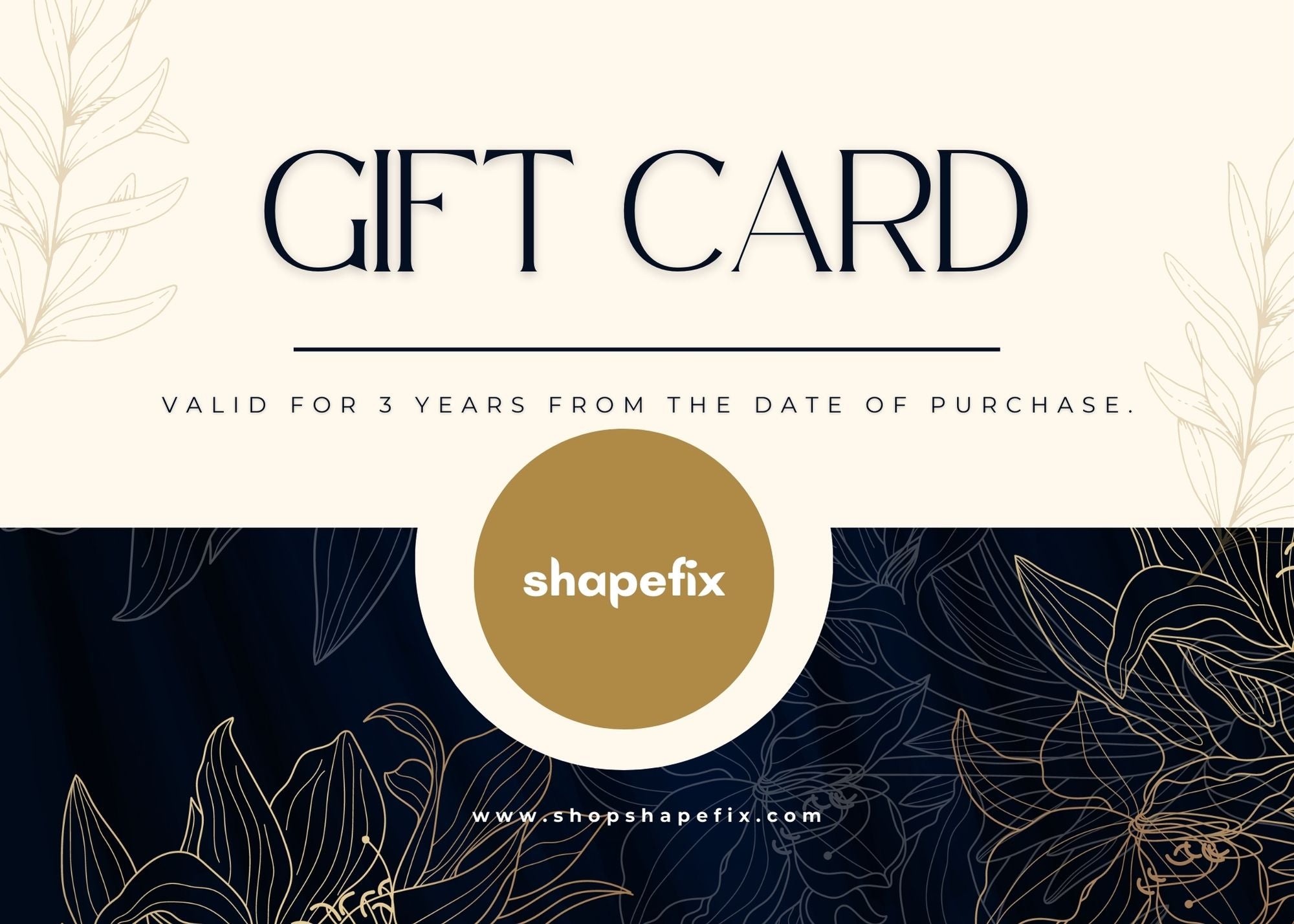 Shape Fix Gift Card