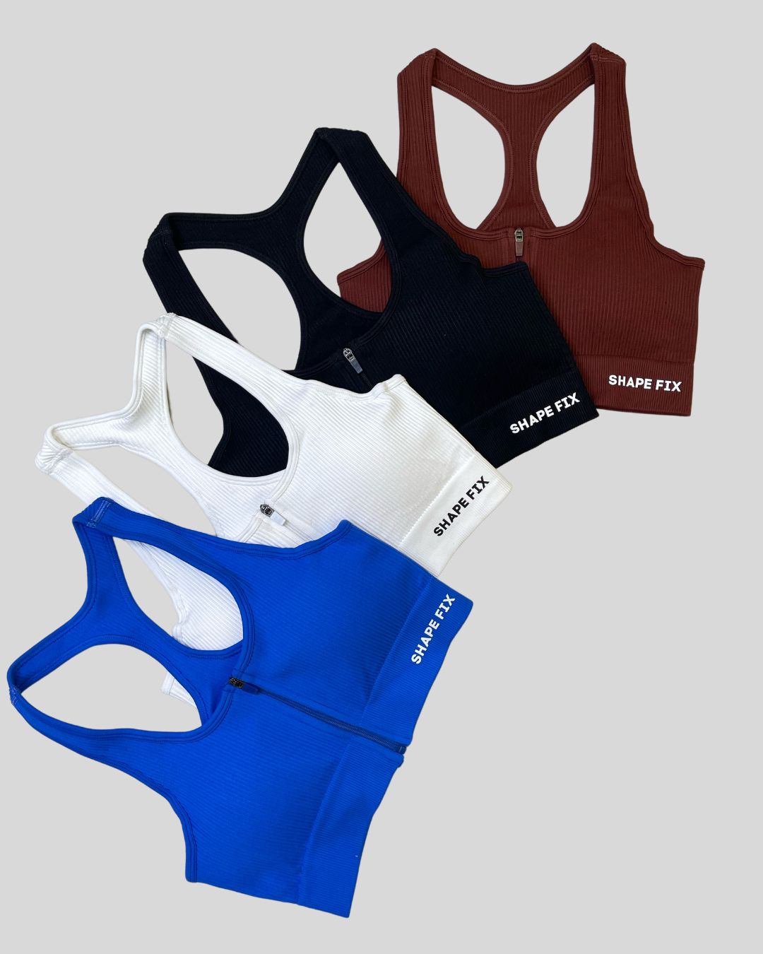 Ribbed Active Sports Bra - Shape Fix