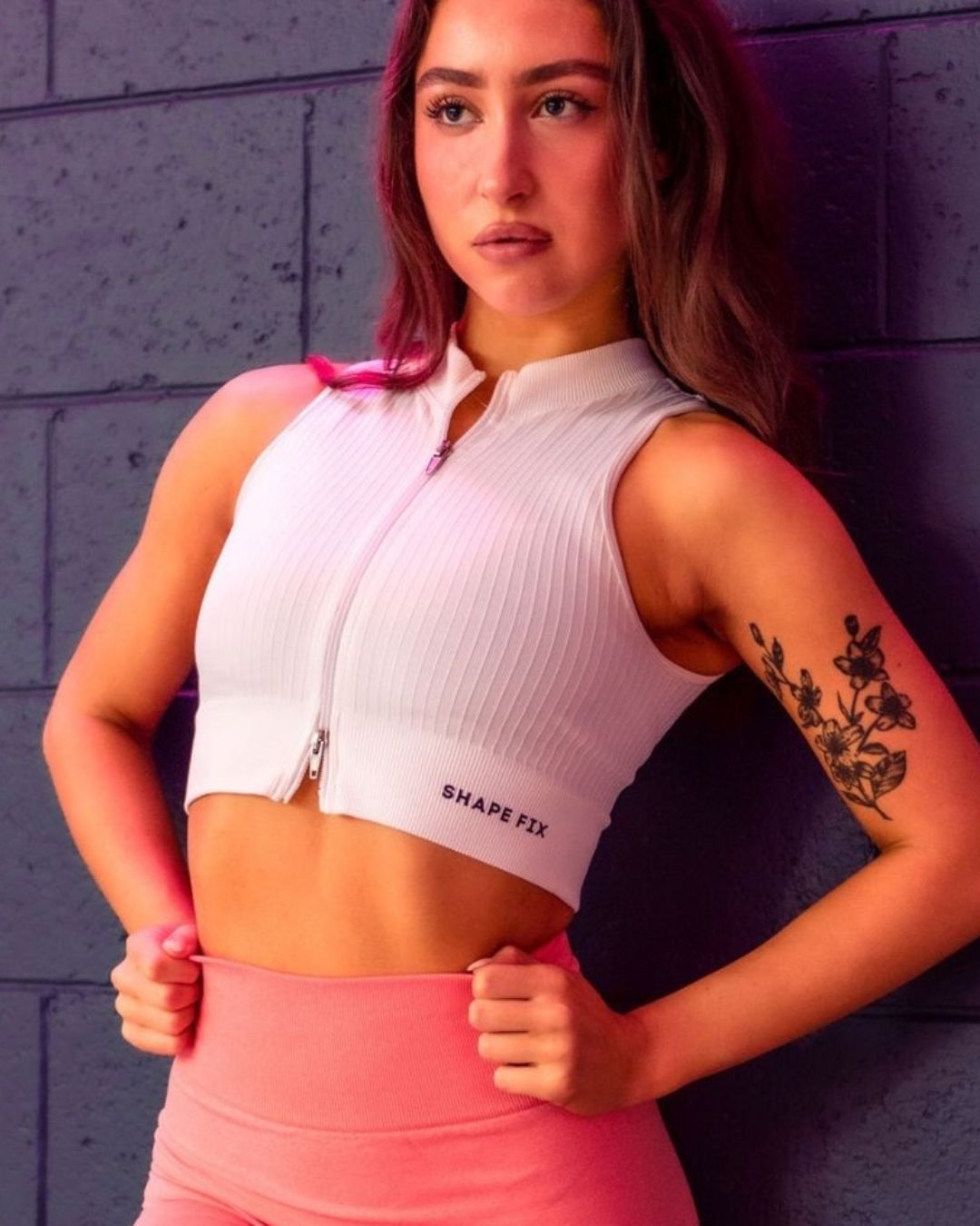 Ribbed Active Crop Top - Shape Fix